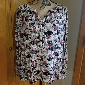 Christopher & Banks Long Sleeve Blouse XL